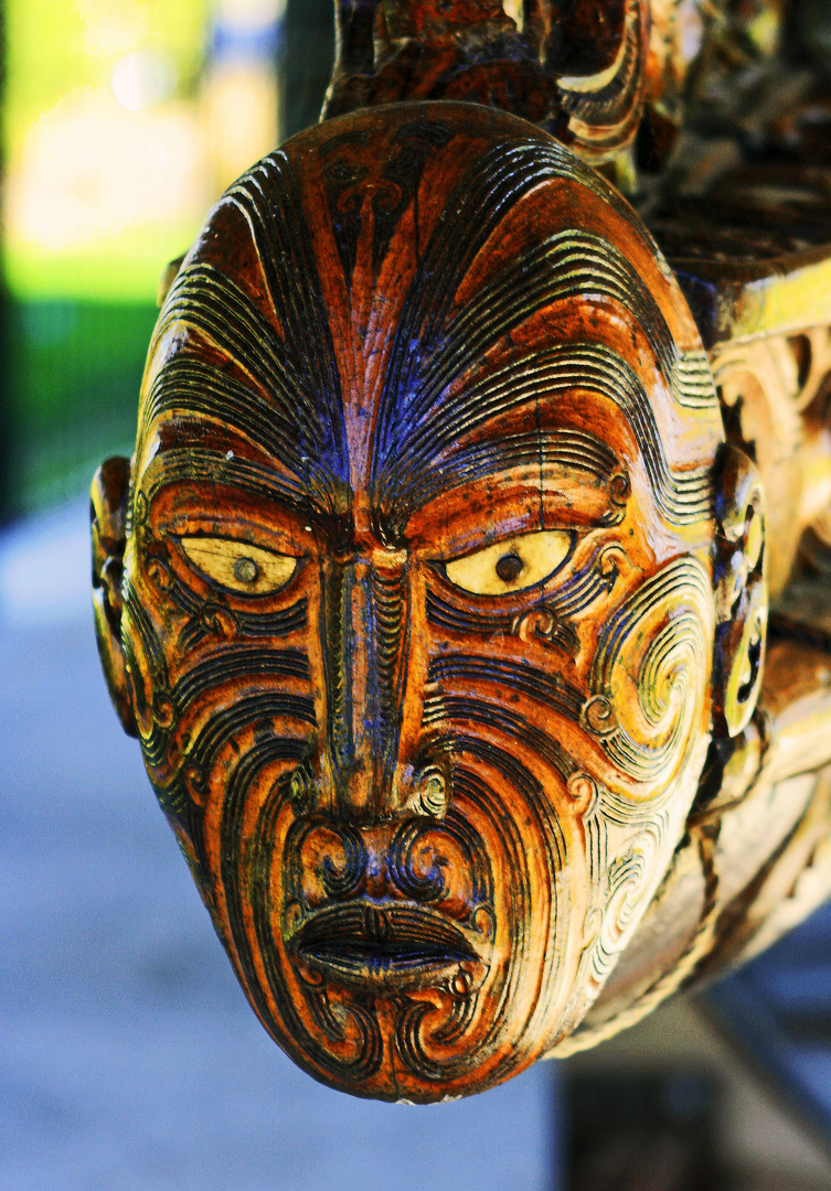 the maori guardian spirit of the boat