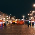 The market square at evening