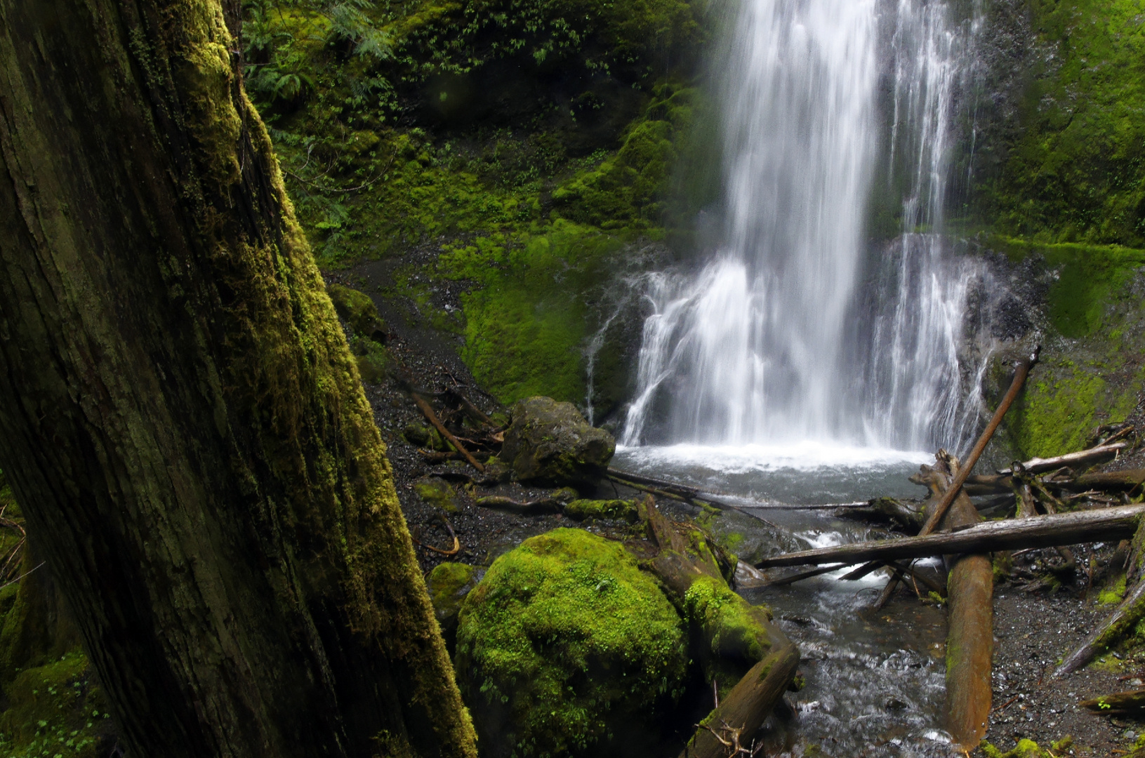 The Marymere Waterfall