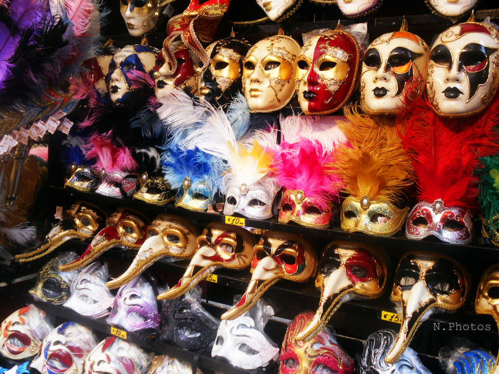 The masks.