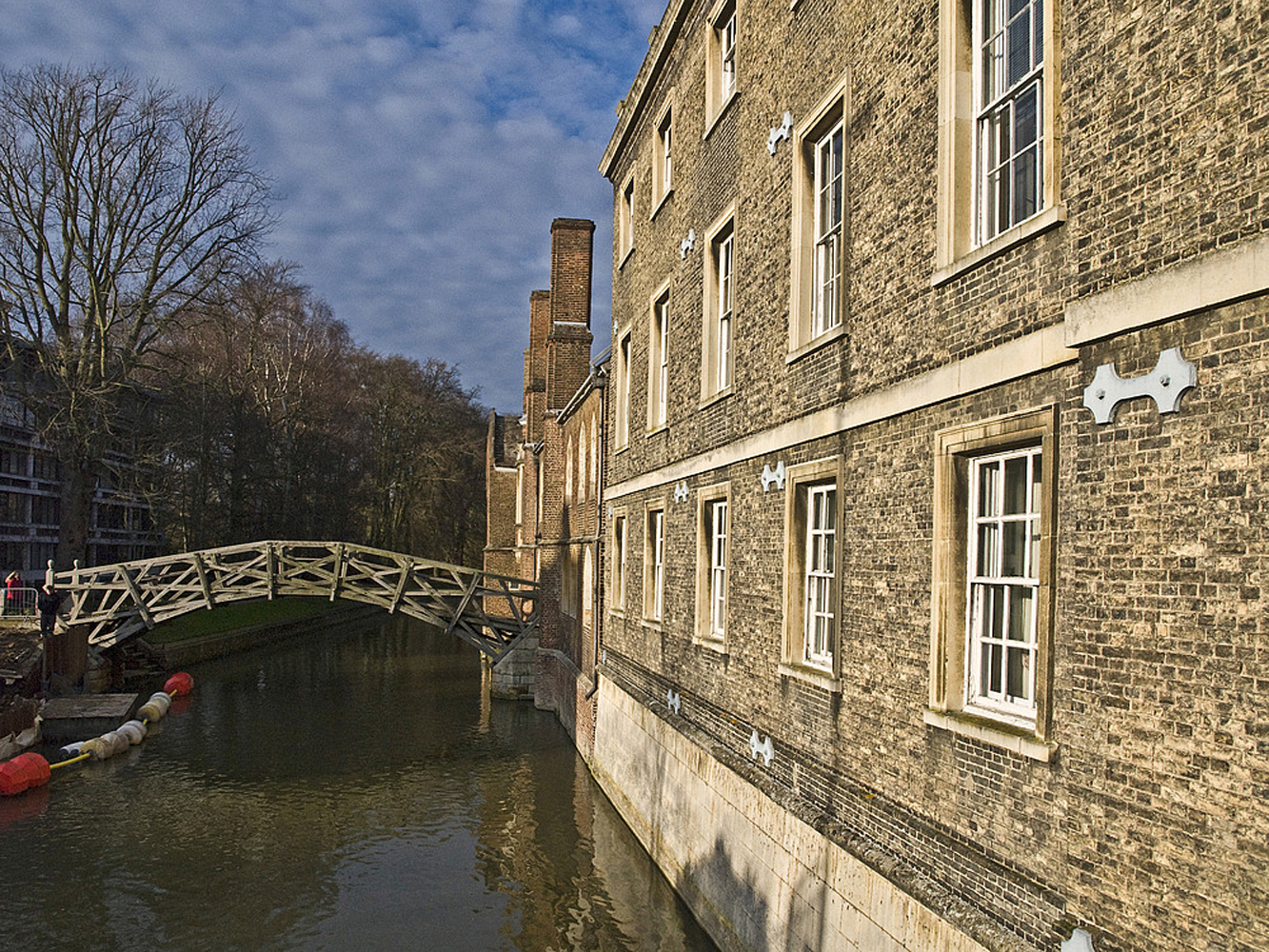 The Mathematical Bridge (1749)  --  Queens College, Cambridge