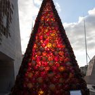 The Mdina Glass Christmas Tree - in backlight