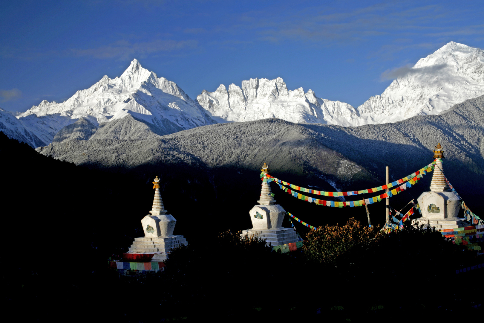 The Meili Snow Mountains, Yunnan Mountain Range /China