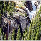 the meltwaters of Columbia Icefield - a million tributary streams feeding 3 oceans