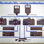 The Minolta SLRs, winning combinations.