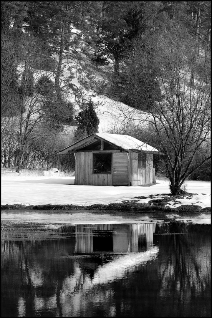 the mirrored house..