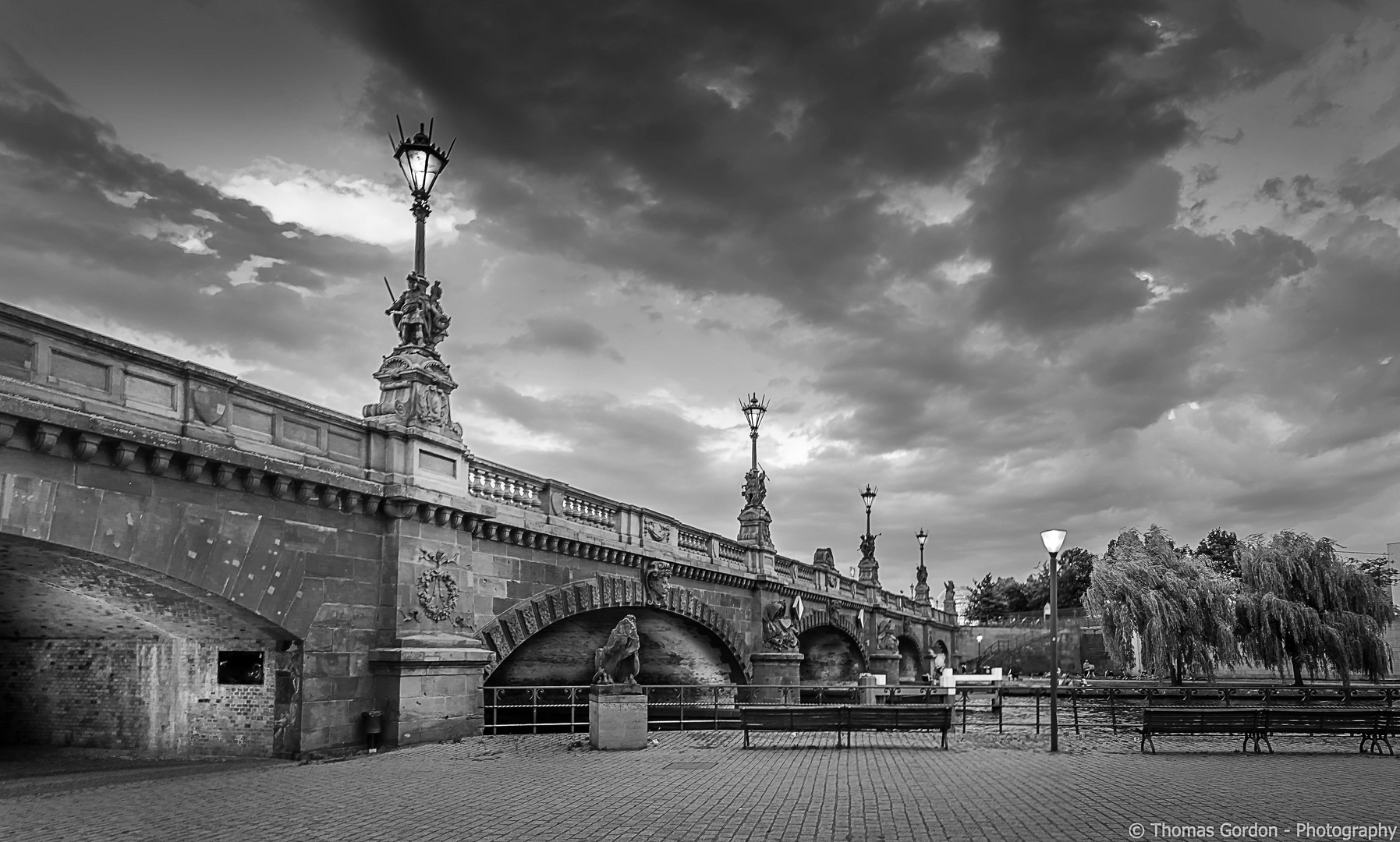 The Moltkebridge in Berlin-Moabit