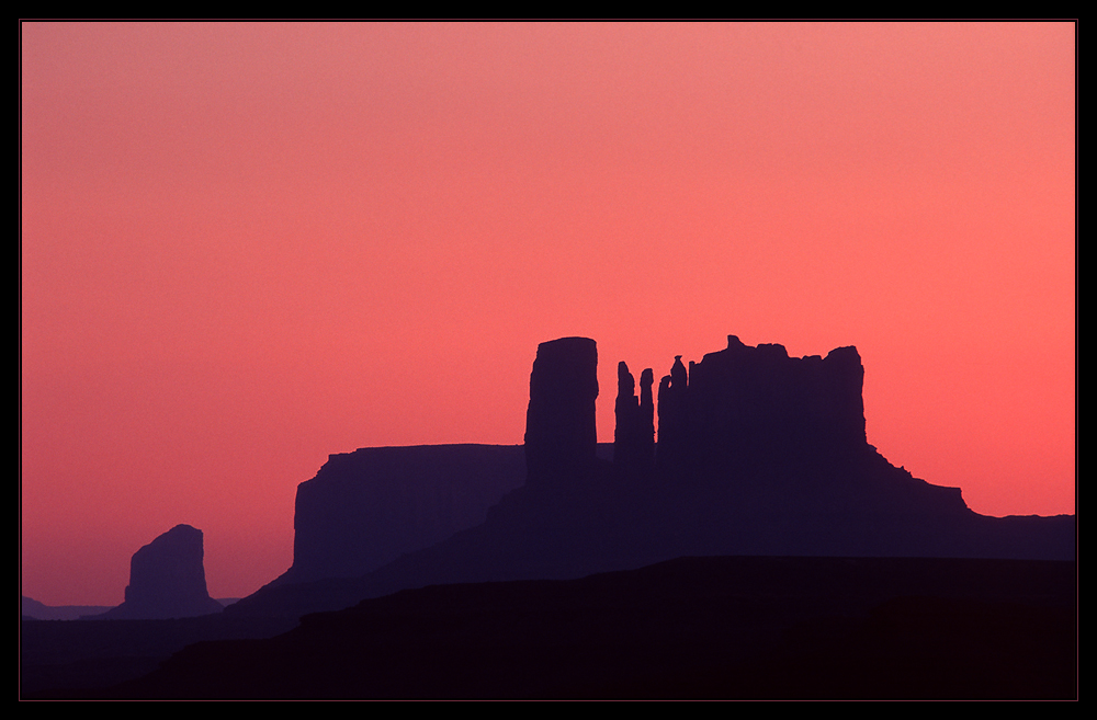 The Monuments at Dusk