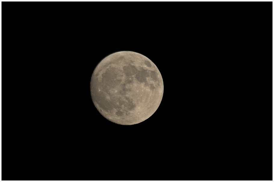 The moon over Canada