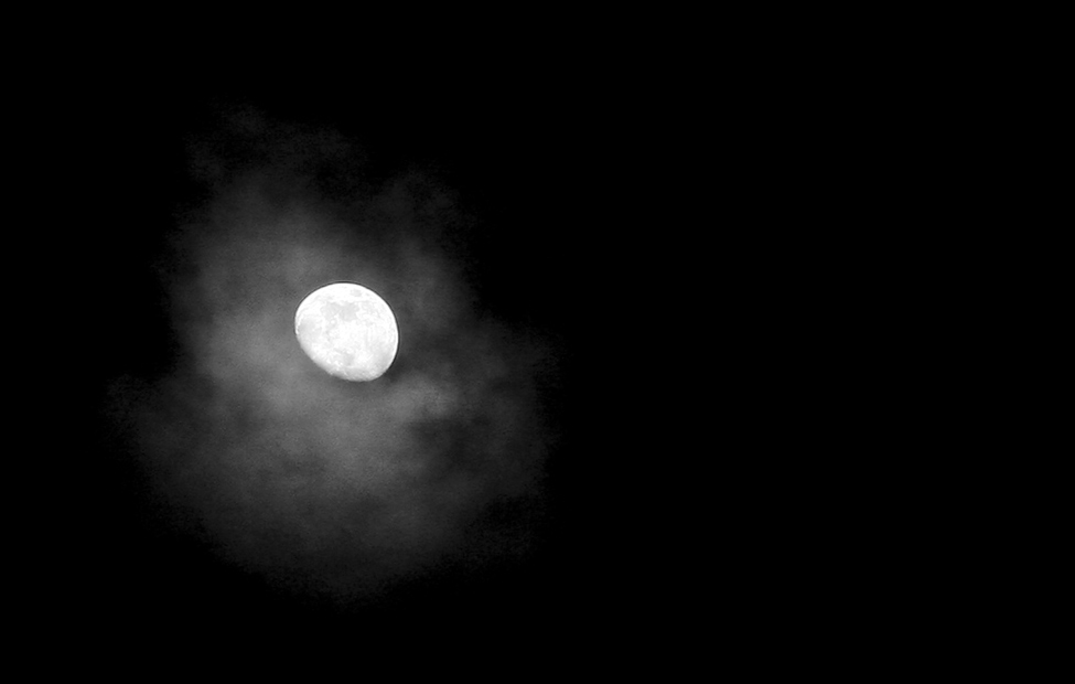 The Moon resting on a Cloud......