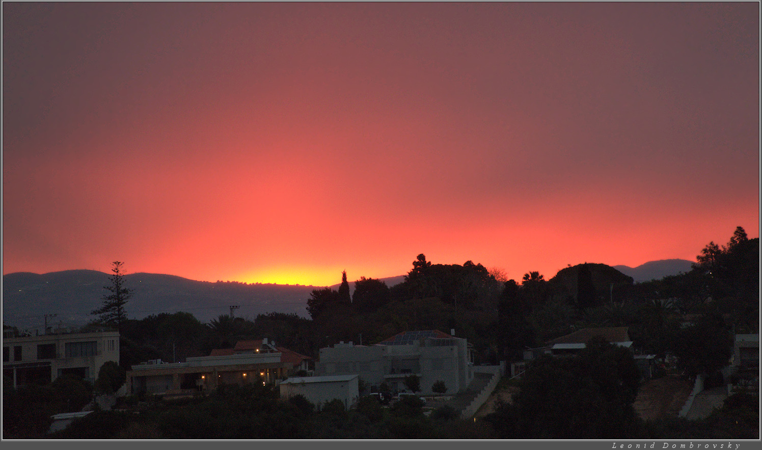The morning glow