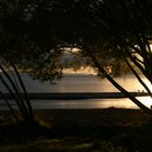 The morning sun at Lake Taupo