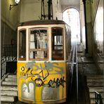 The most famous Lift of Lisbon..Elevador da Bica.