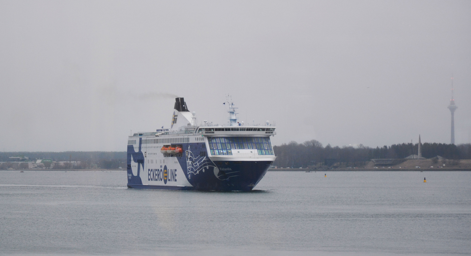 The ms Finlandia is coming to Tallin