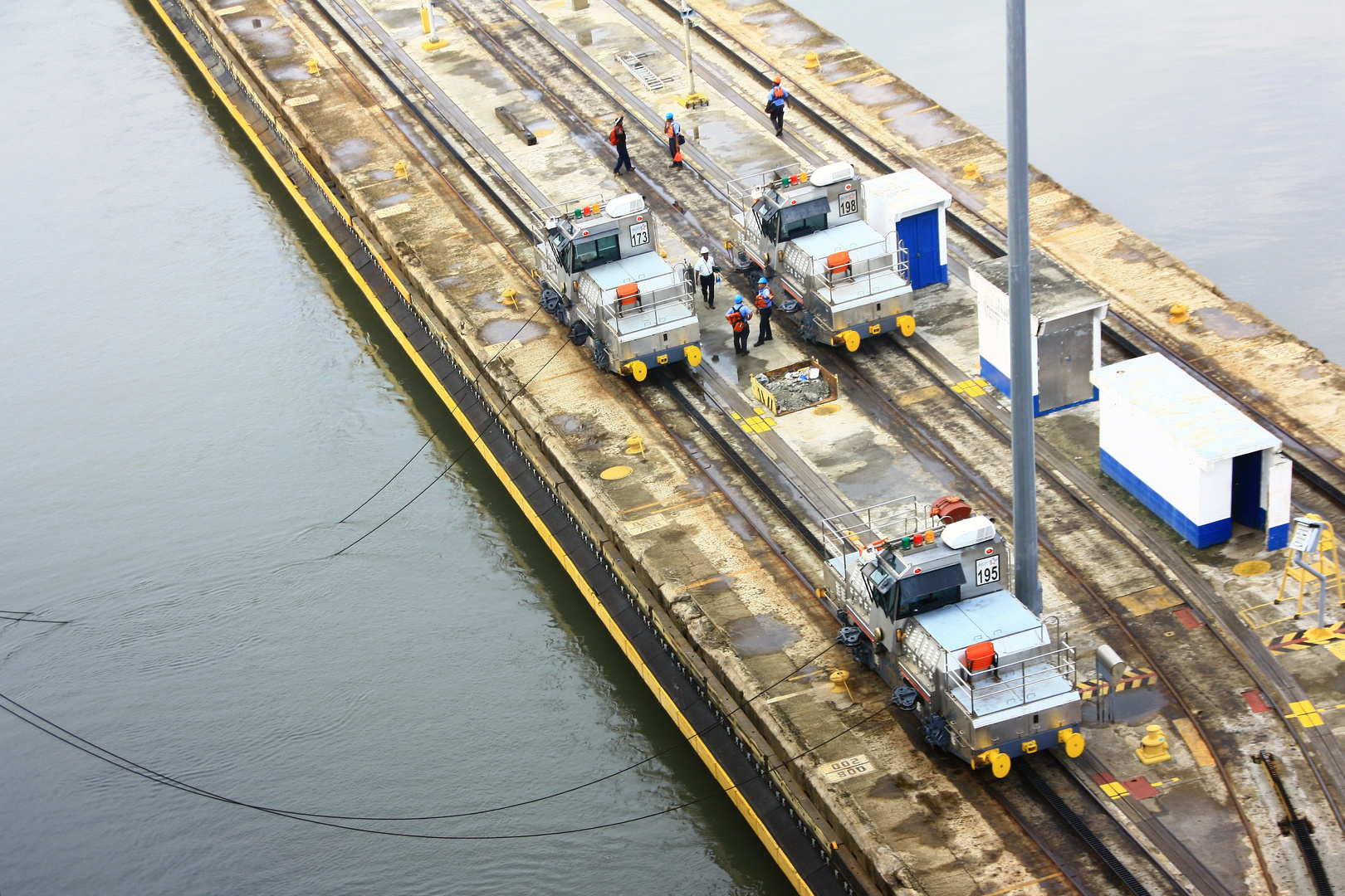 The Mules at the Panama Canal Locks