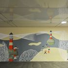 The mural on Lahti rail way station