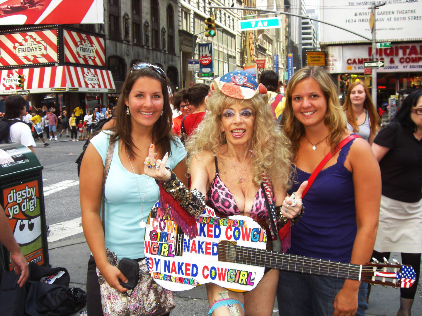 The naked cowgirl in NYC