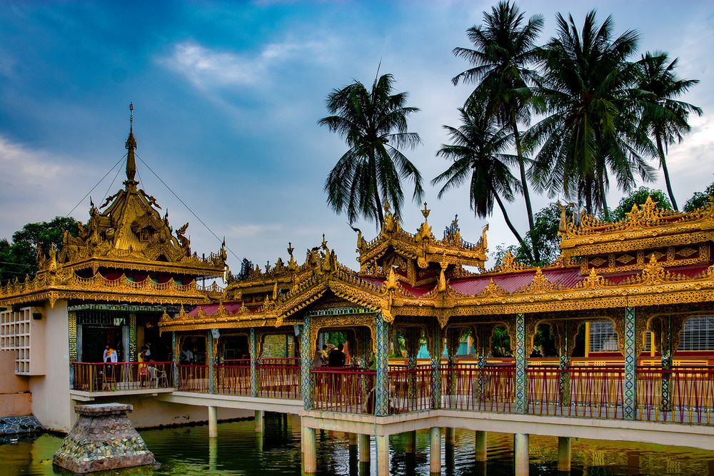 The Nat pavilion at Botataung Pagoda