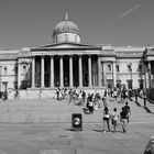 The National Gallery in London - Do not feed the pigeons just the soul..