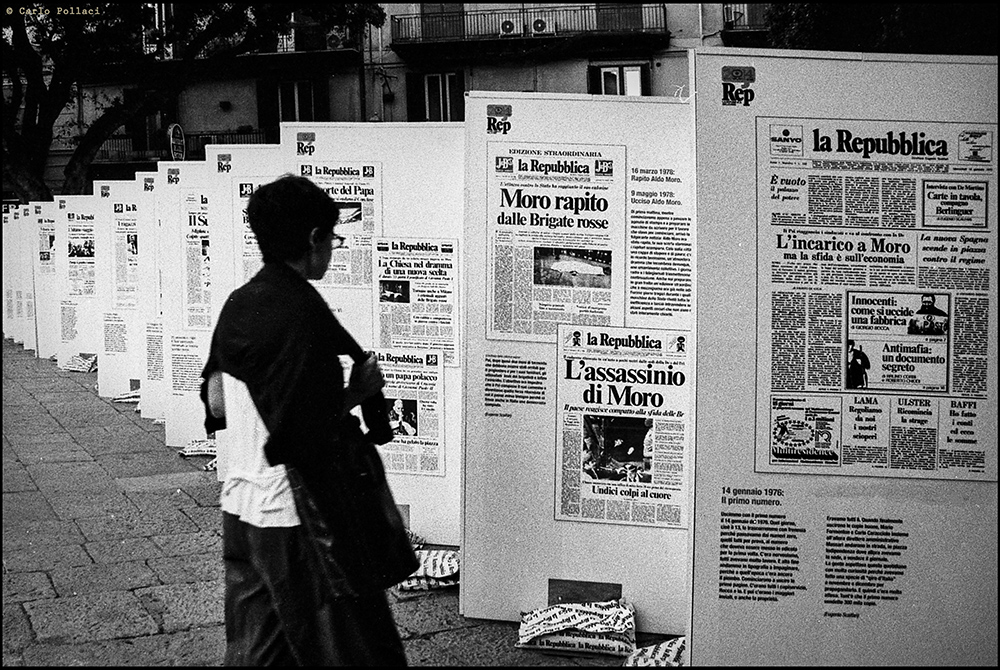 The newspaper to the streets.