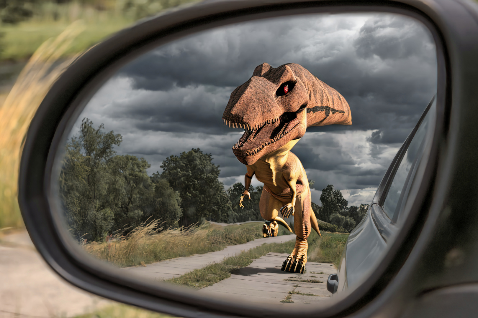 The objects in the mirror are closer than you think