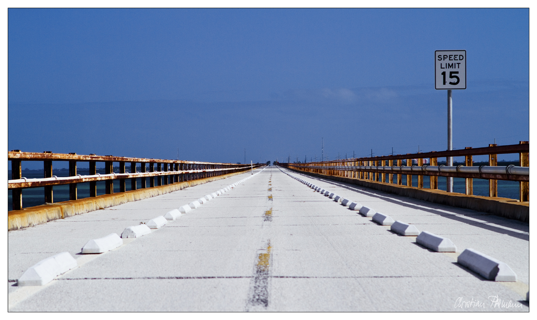 The old 7-Mile-Bridge