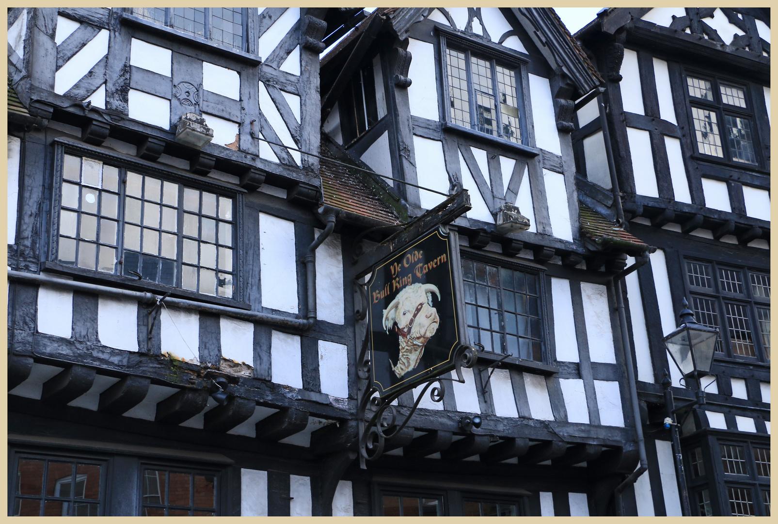 the old black bull inn at Ludlow