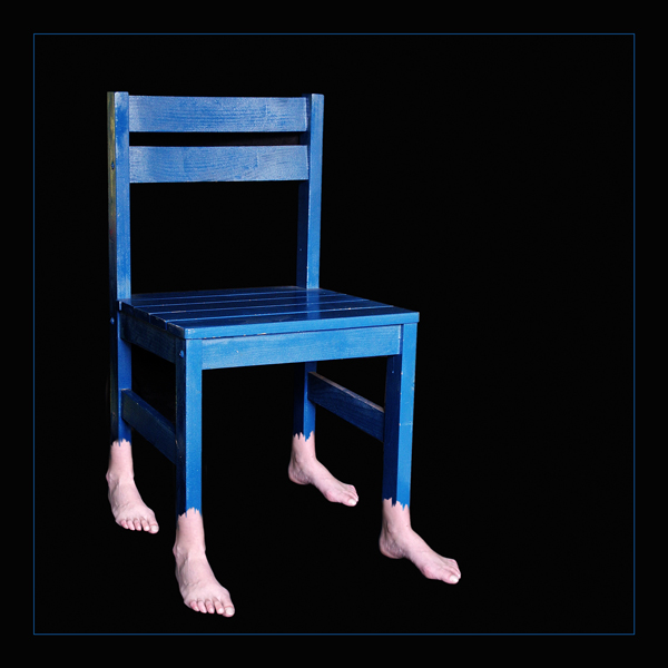 The old blue chair