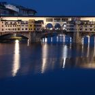 The old bridge at the blue hour