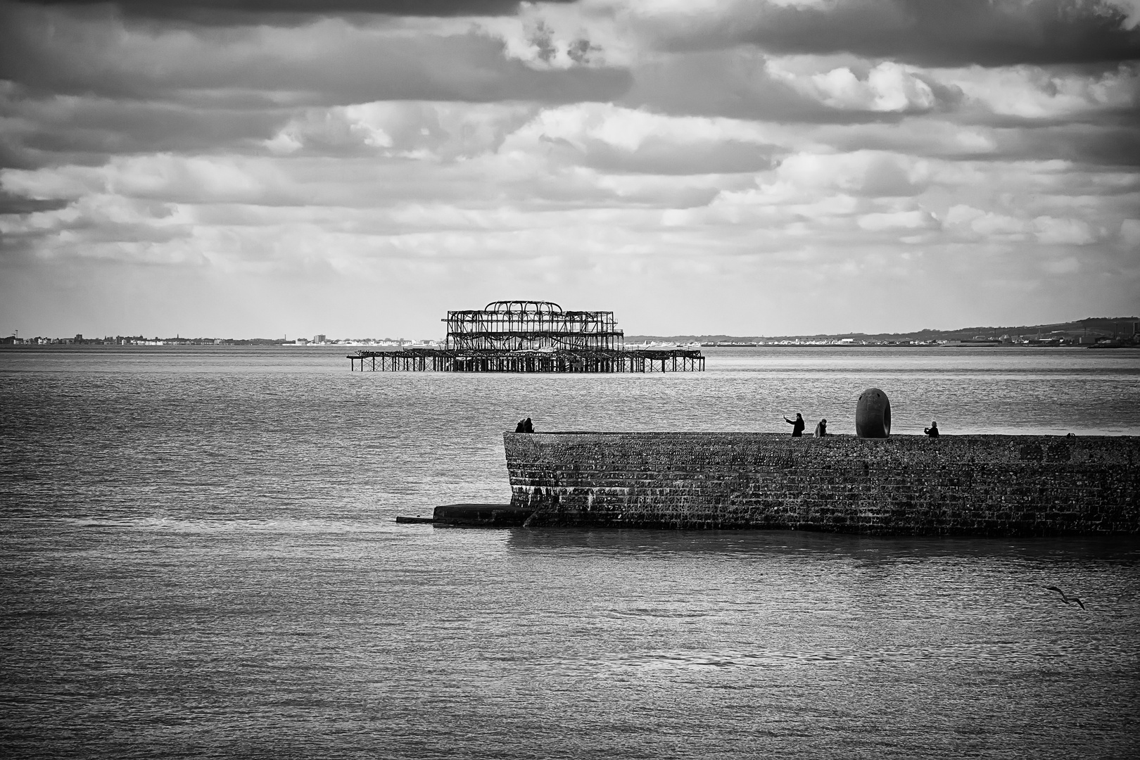 the old brighton pier