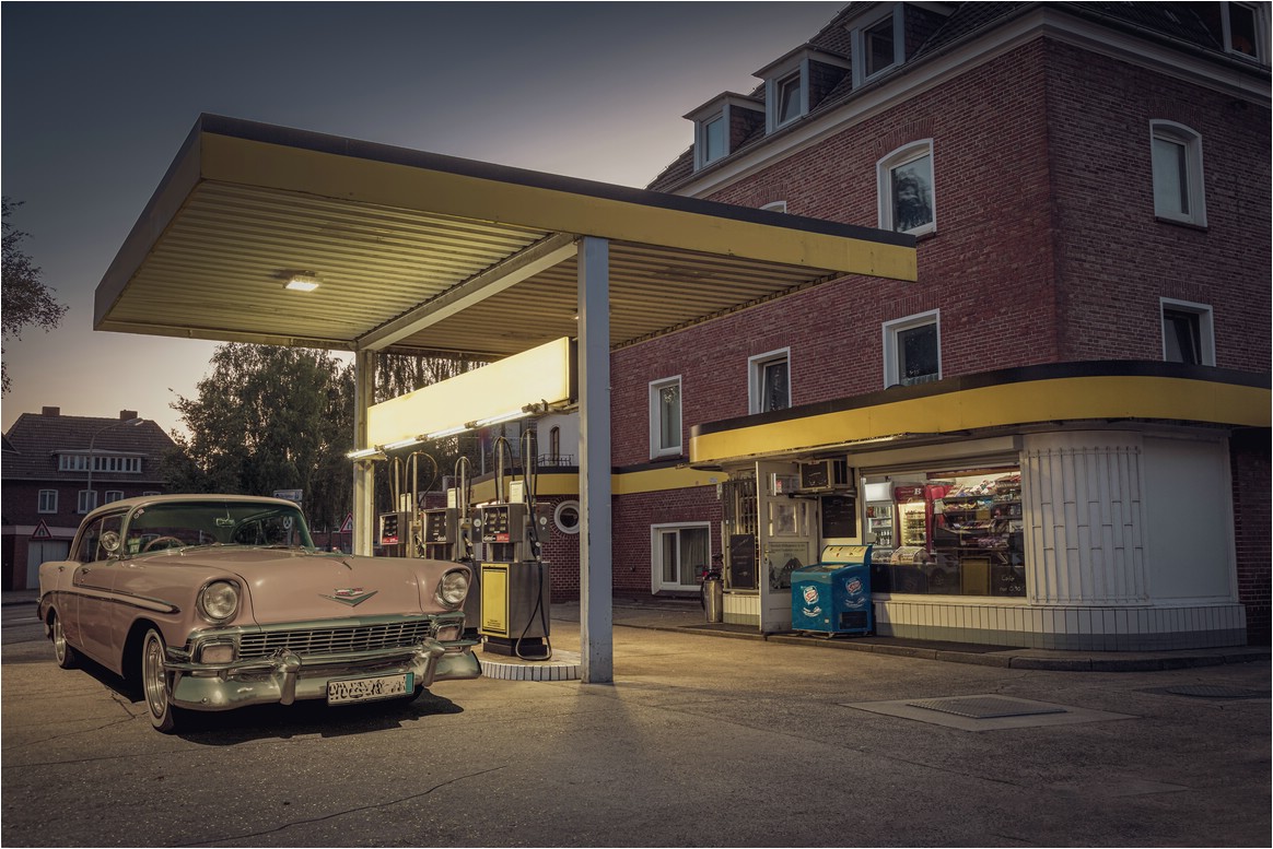 the old gas station