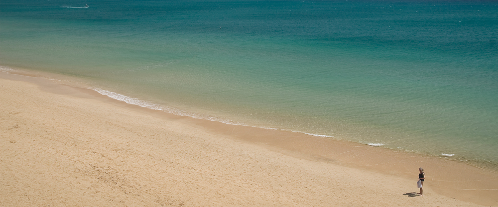 *The Old Lady and The Beach...*