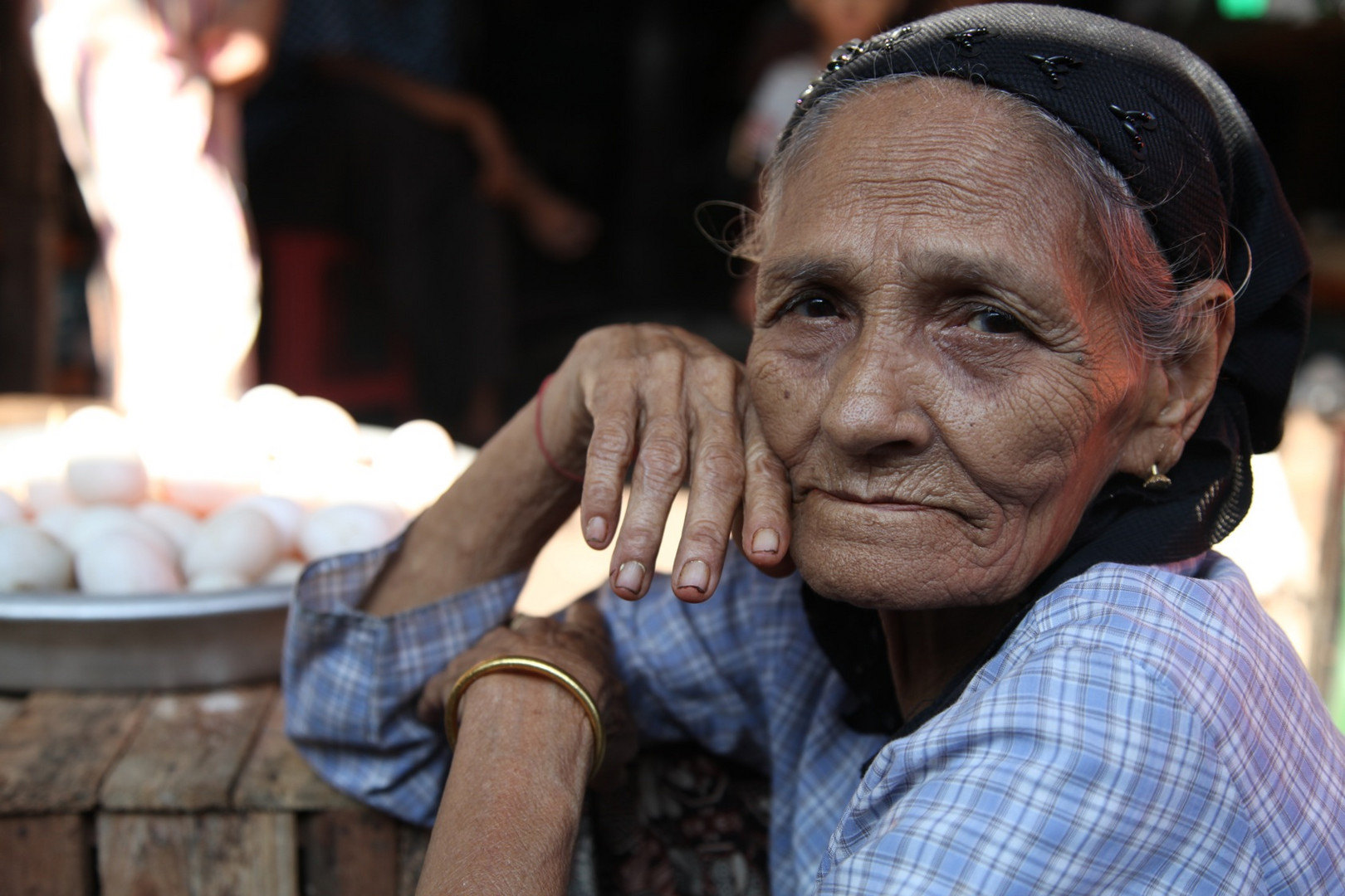 The old lady from the market