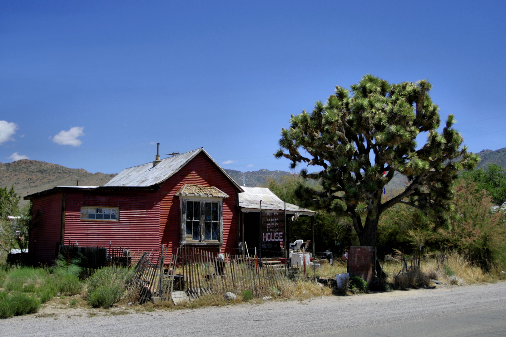 The old red house