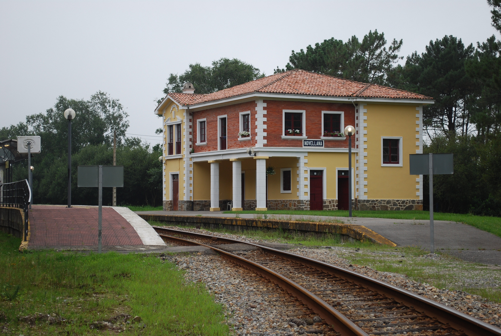 The old train station