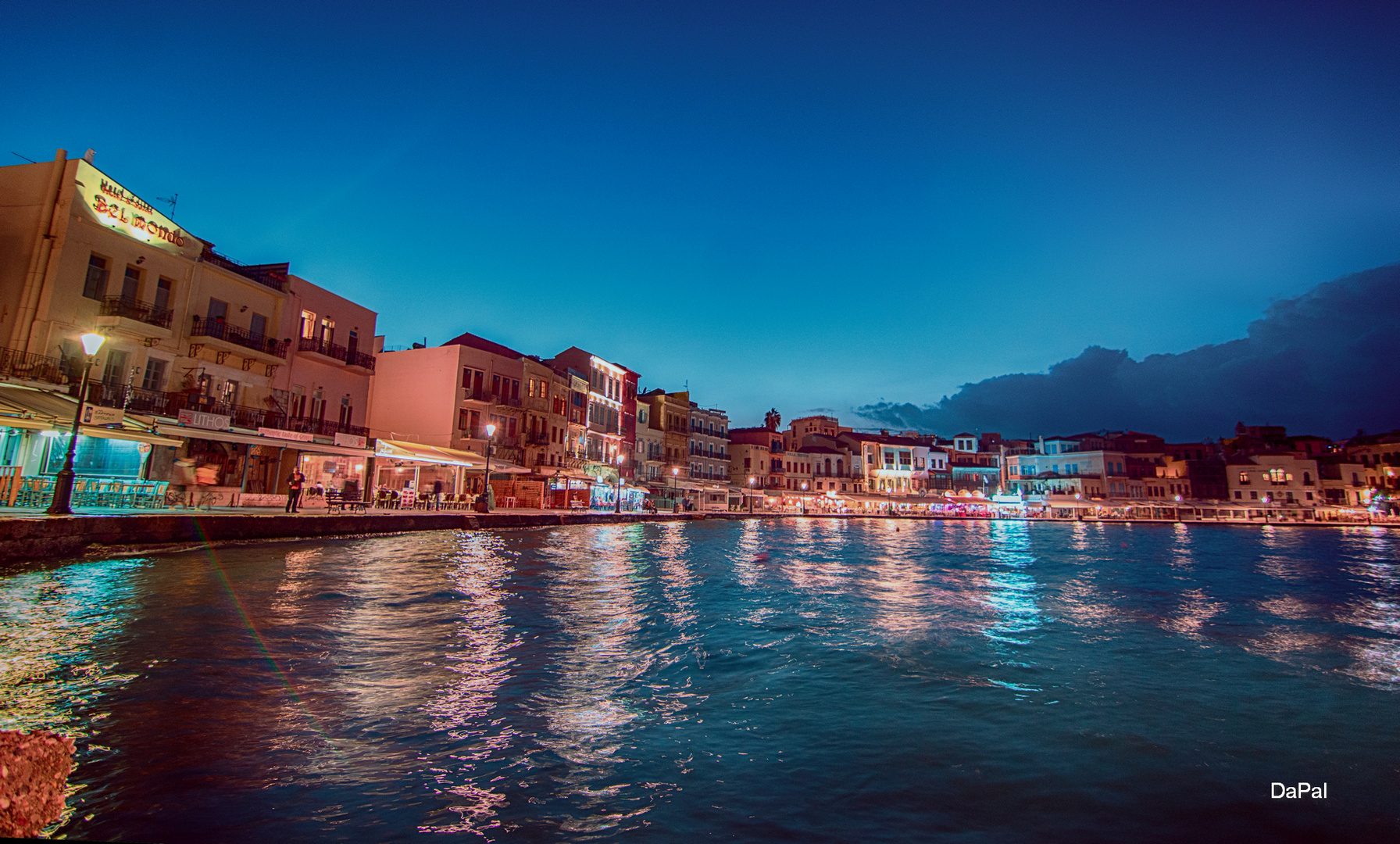 The Old Venetian Harbour of Chania Crete