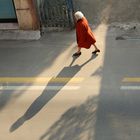 The old woman's shadow