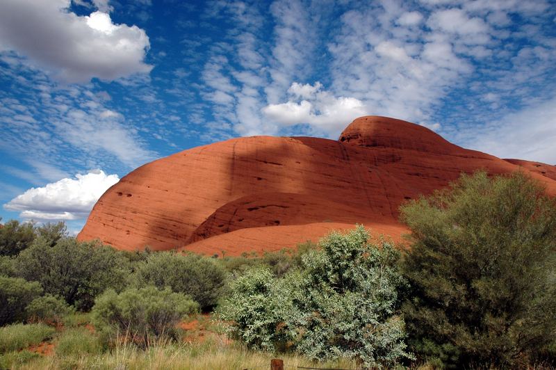 The Olgas and the blue Sky