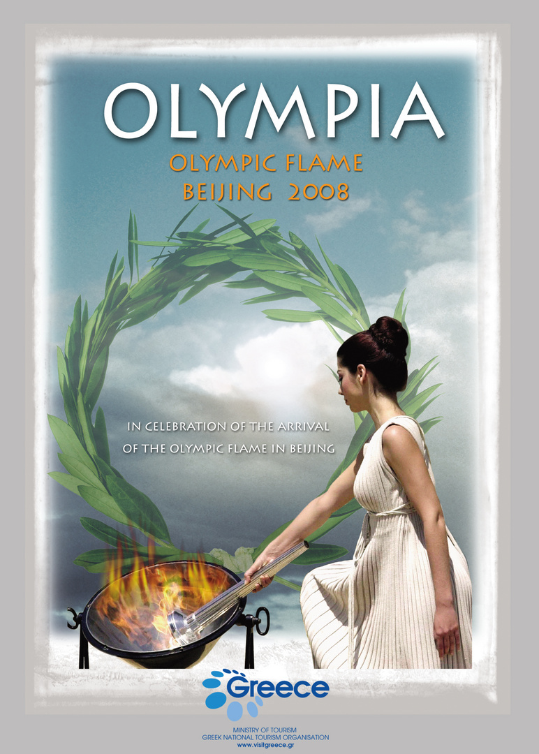 THE OLYMPIA FLAME 2008 FOR BEIJING....