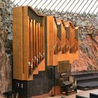 The organ of Temppeliaukio church