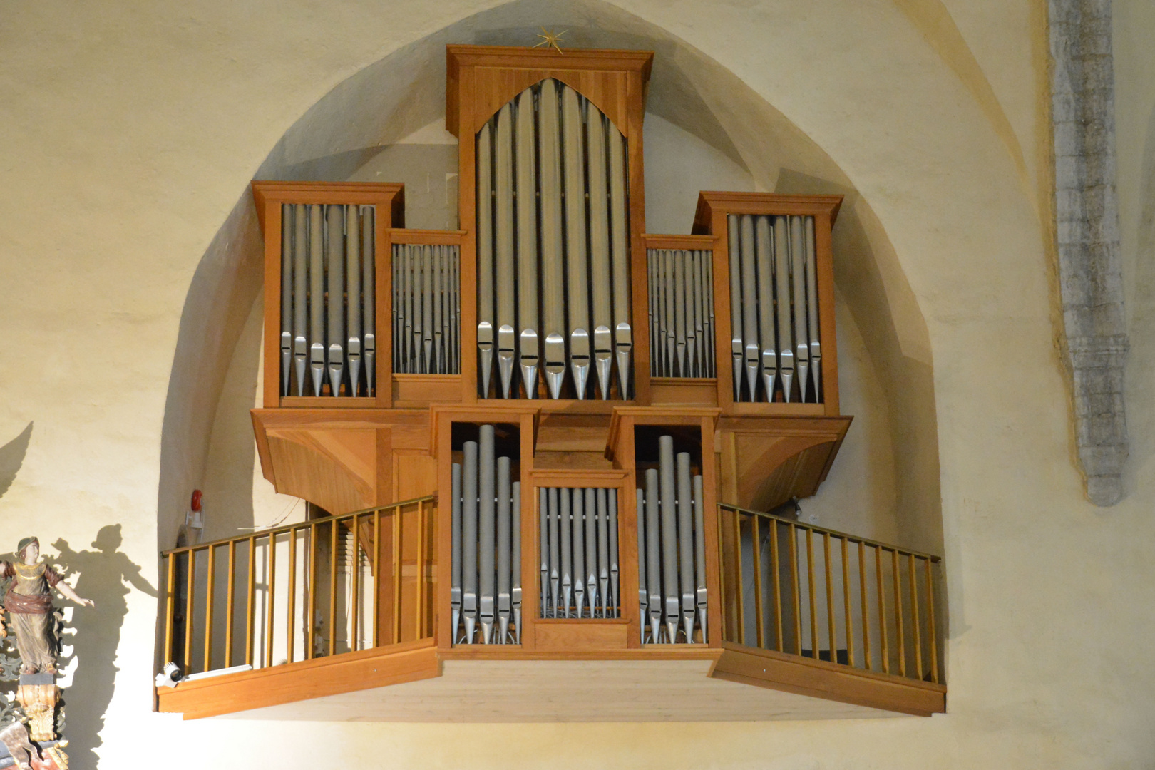 The organ pipes of Niguliste museum on Tallin