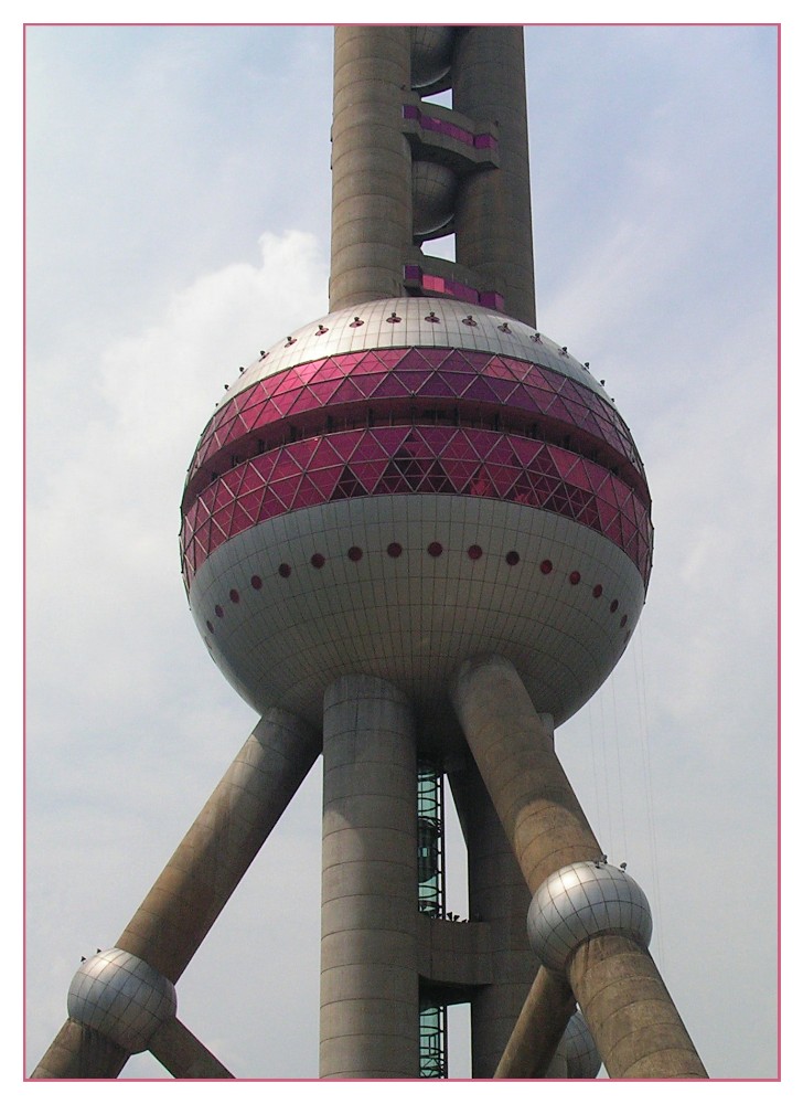 The Oriental Pearl Tower Deteil
