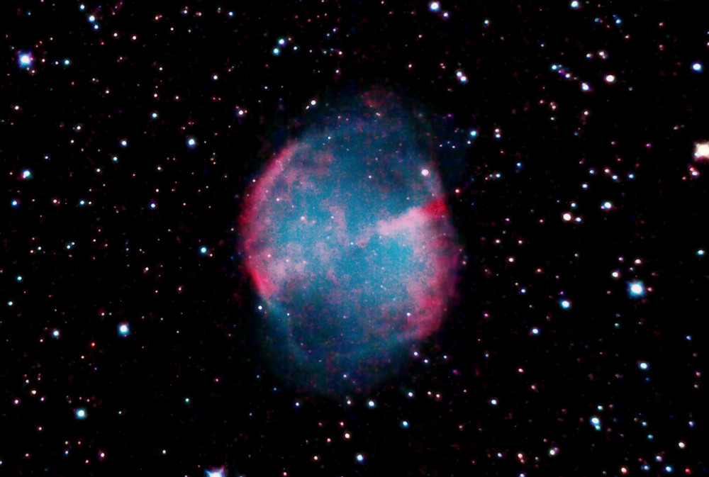 The other view of M-27 - The Dumb-Bell nebula