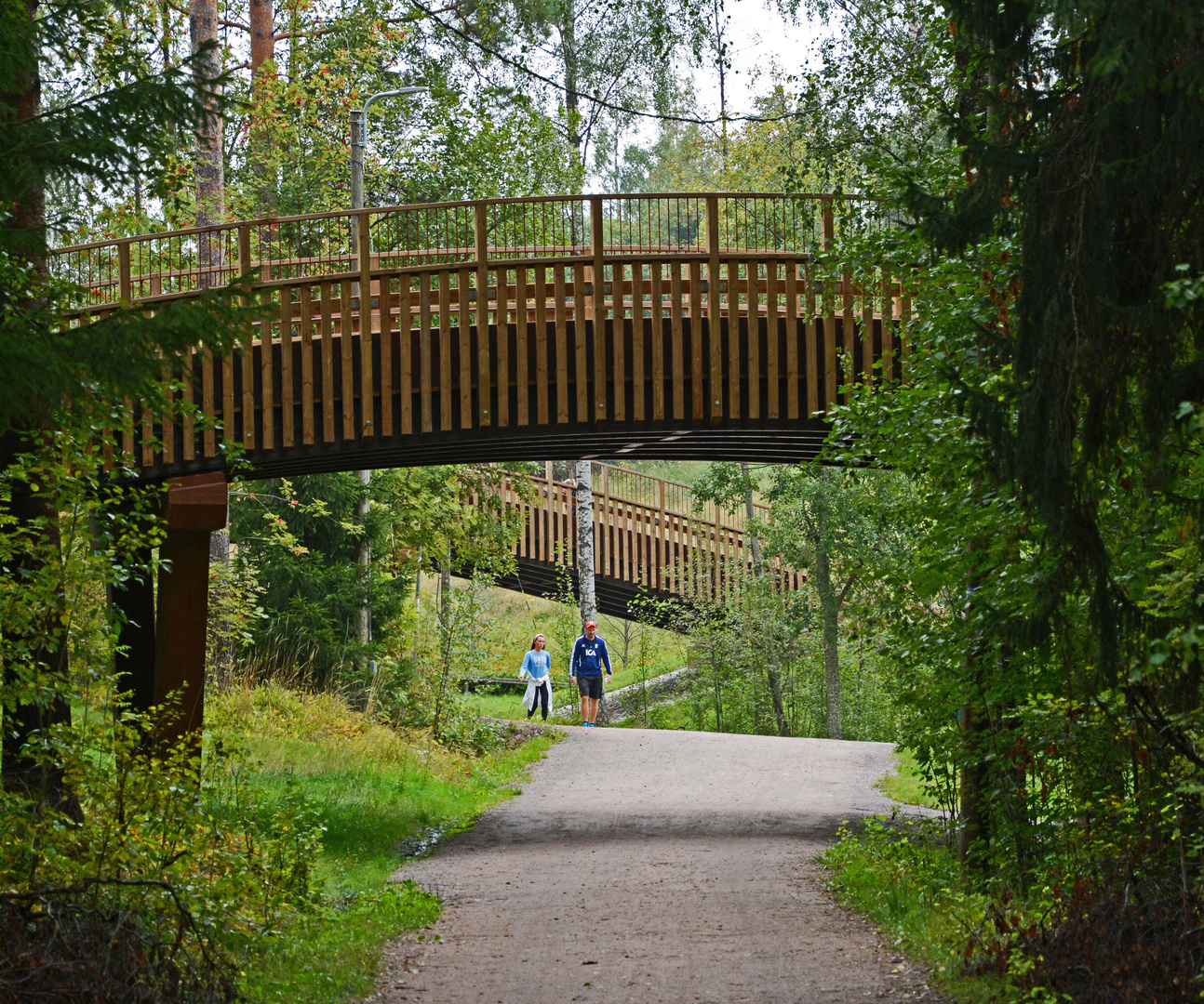 The outdoor activities ways on Paloheinä