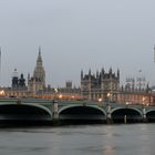 The Palace of Westminster by night