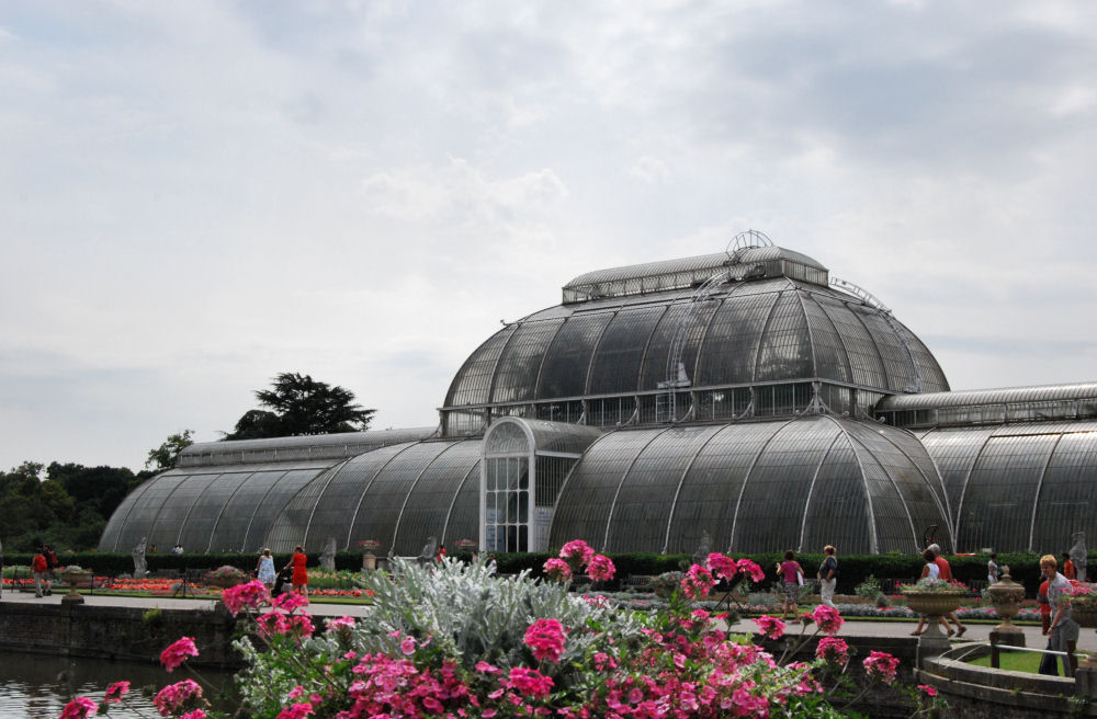 The Palm House in Kew Gardens (officially known as the Royal Botanic Gardens, Kew)