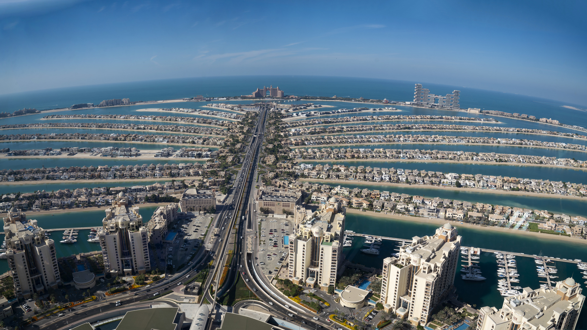 „The Palm Jumeirah, Dubai“- Aussichtsplattform in 240 m Höhe