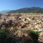 The parched river bed of the Mekong