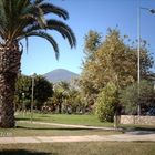 The park down to the beach in Alanya