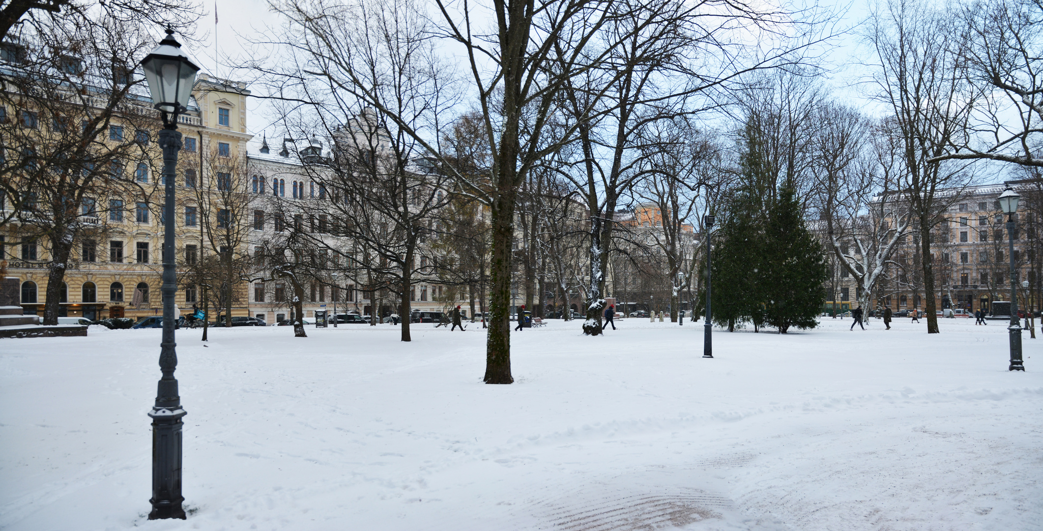 The park of Old church 